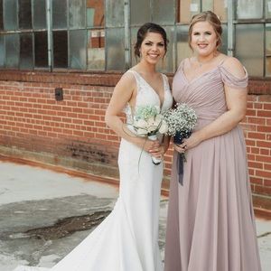 Mori Lee Style#21566 Desert Rose Size22 Bridesmaid